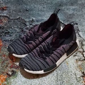 Addidas NMD Black Grey Solar-Pink